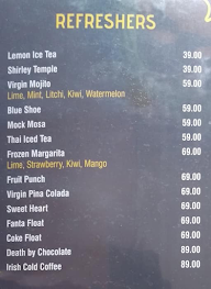 Oregano's menu 1