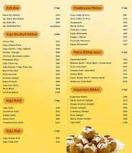 Shreeji Dairy menu 1