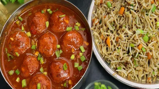 Veg Manchurian Fried Rice Combo