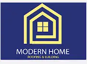 Modern Home Roofing & Building Logo