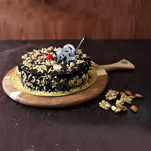 Choco Walnut Cake Eggless