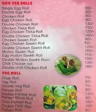 Romy Roll Wala menu 1