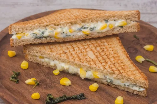 Creamy Spinach Corn Sandwich