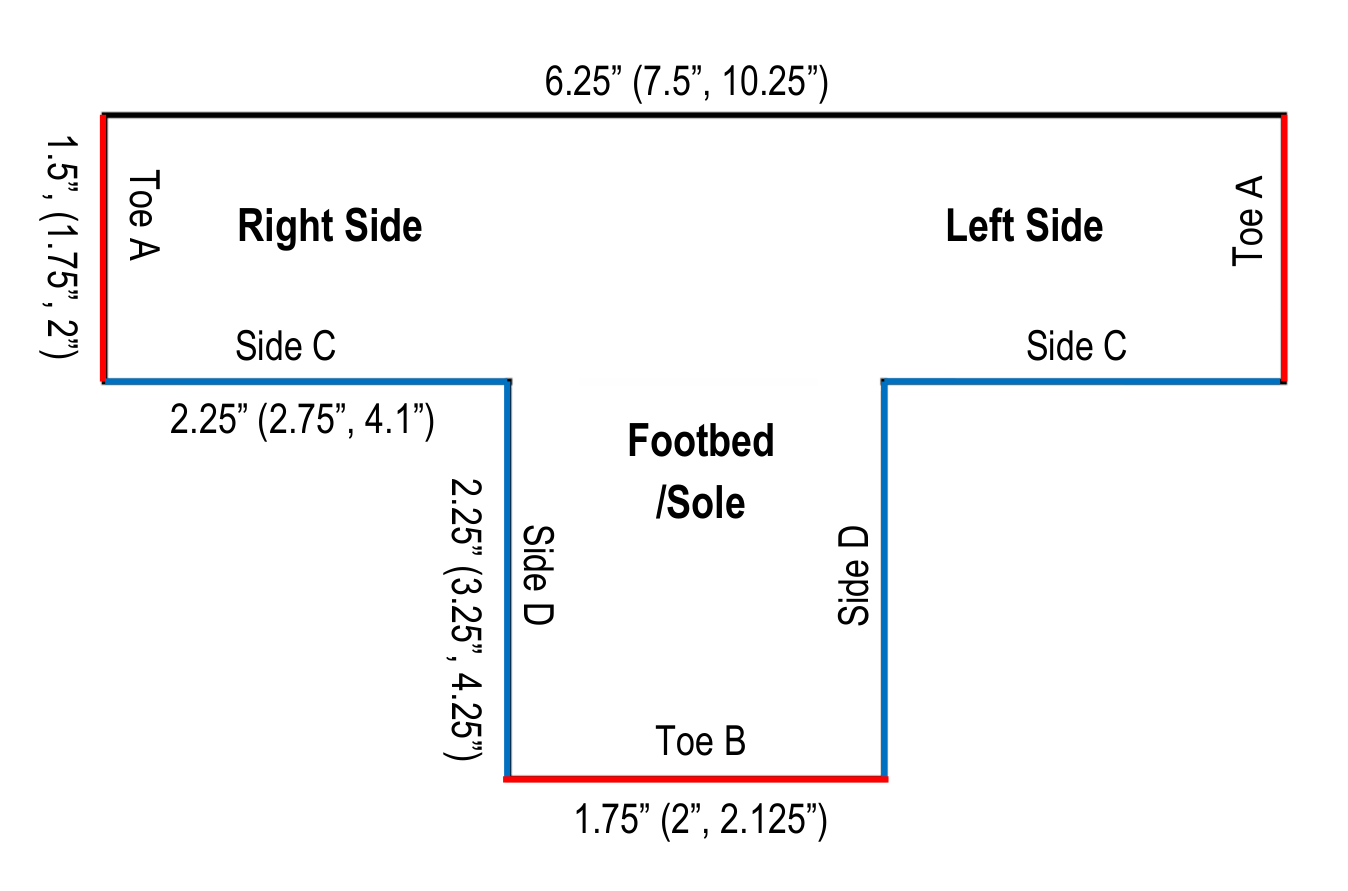 knit two color baby booties assembly diagram