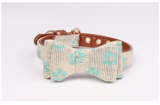 Title 3, Aminger bow collar for dogs, featuring a comfor...
