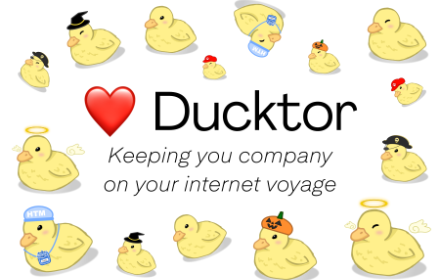 ❤ Ducktor - Your Adorable Web Companion small promo image