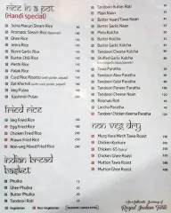 Earthen Delicacies menu 1