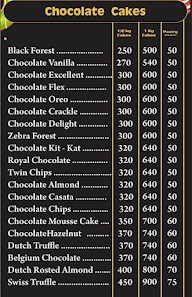 Sujit'ss Eats & Treats menu 2