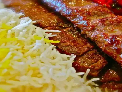 Chelo Kabab Chicken With Saffron Rice - Persian