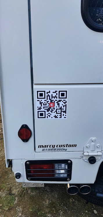 ハイゼットトラックのパネルバン・QRコードに関するカスタム事例の投稿画像1枚目