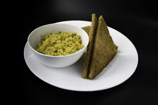 Masala Scrambled Tofu With Brown Toast