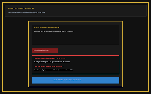 Zitiergebot & Schriftsatz-Pruefer (Art. 19 GG) screenshot 3