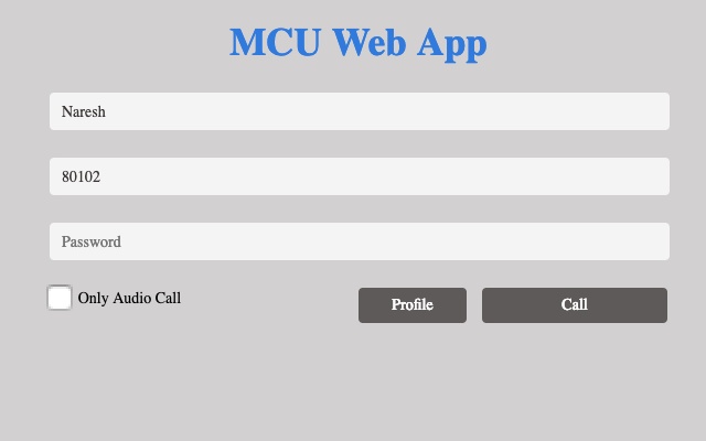 Desktop Capturing for WebRTC PeopleLink MCU