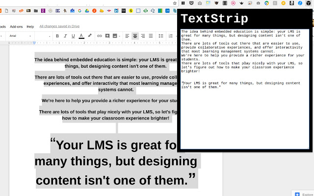 TextStrip