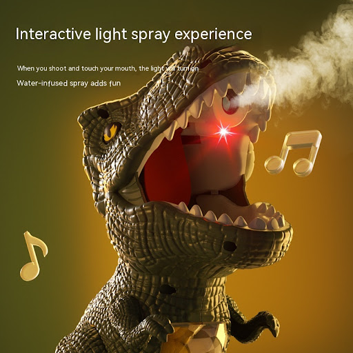 Title 5, Hit Me Dinosaur Air-powered Soft Bullet Gun. Pa...