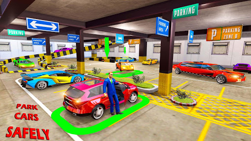 Shopping Mall Smart Taxi Car Parking Game