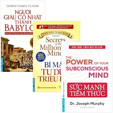 Fahasa - Combo Sách Sức Mạnh Tiềm Thức + Bí Mật Tư Duy Triệu Phú + Người Giàu Có Nhất Thành Babylon (Bộ 3 Cuốn)