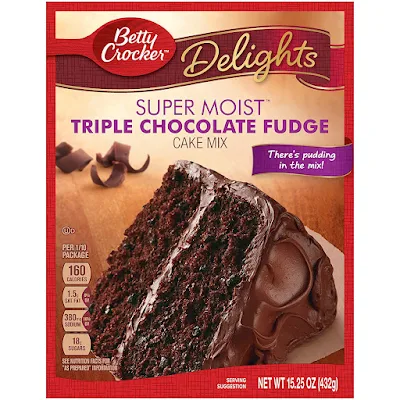 Betty Crocker Cake Mix Triple Choco Brownie 425 Gm