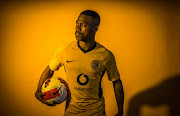 A promotional picture released by Kaizer Chiefs of new forward signing Ashley du Preez.