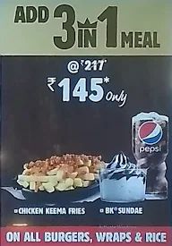 Burger King menu 3