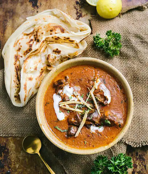 Mutton Curry 1 Piece(300ml) + 2 Naan