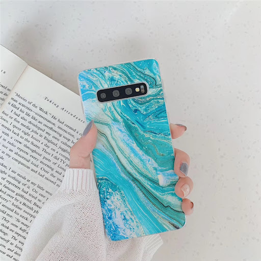 Title 3, Simple Quicksand Flow Gold Marble Soft Shell Pr...