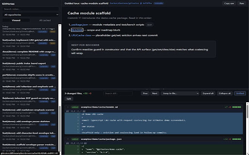 GitNotes screenshot 3