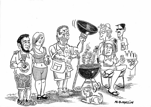 Having a braai is a very South African thing.