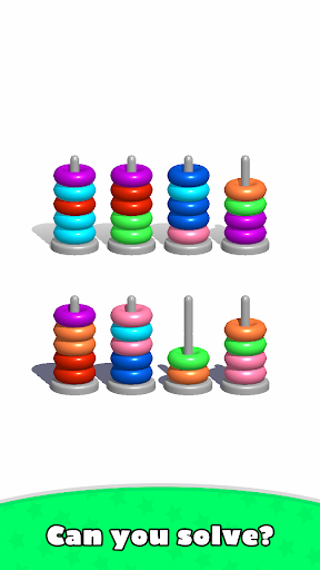 Screenshot Sort Hoop Stack Color - 3D Col