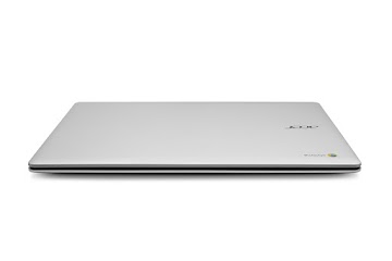 Een vooraanzicht van een gesloten Acer Chromebook 315 Chromebook.