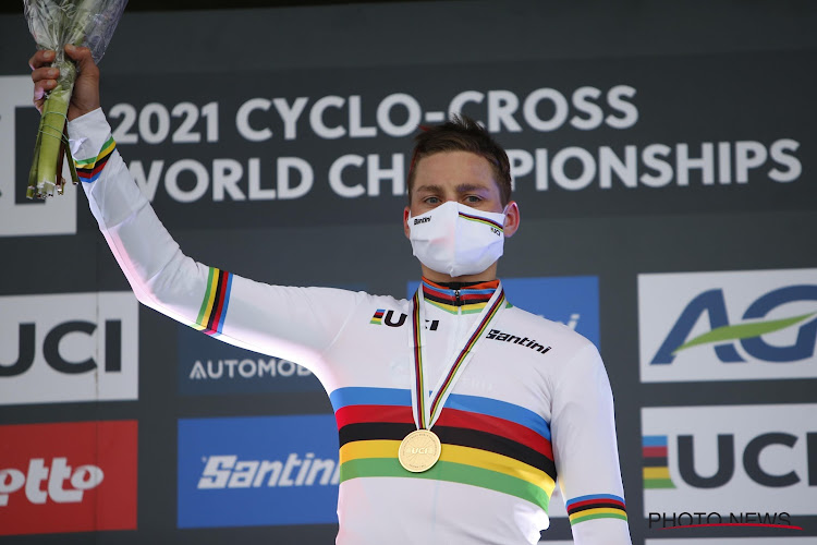 Mathieu van der Poel rijdt zondag nog eens een cross in zijn teamshirt (en dat is al heel lang geleden)