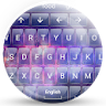 Keyboard Theme Glass Galaxy icon