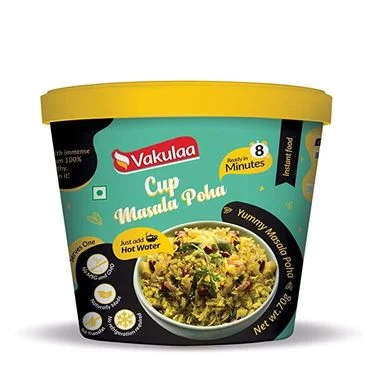 Vakulaa Cup Masala Poha - 70 gm