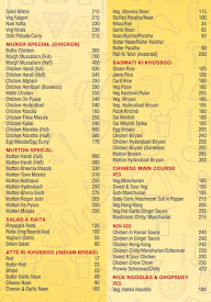 The Food Master menu 8