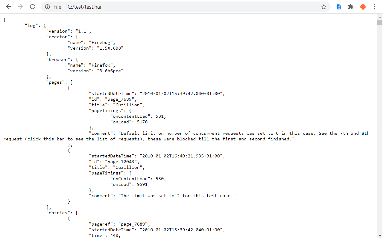 HAR/JSON viewer Preview image 2