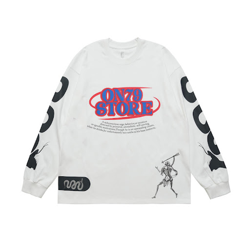Title 7, Autumn Loose American Street Round Neck Top Clo...