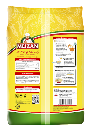 Mì trứng cao cấp Meizan 500g