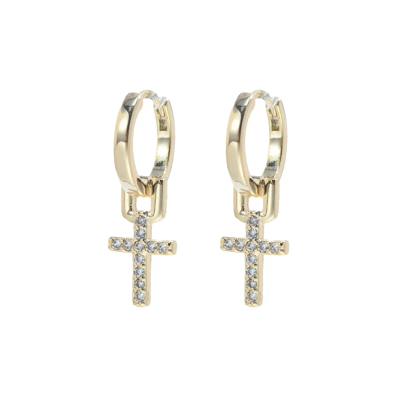Title 4, Clous doreilles en Zircon pour femmes de haute...