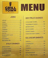 GrillTown menu 2