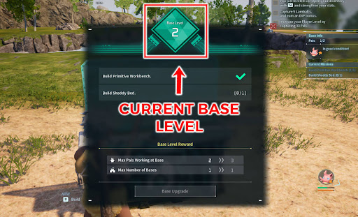 Check the base level from Palbox