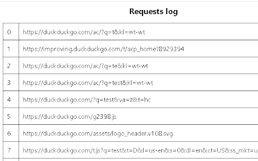 Web Log Extension