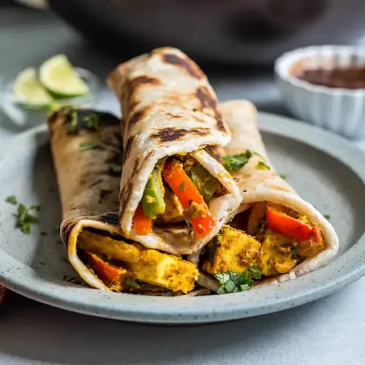 Veg Roll 1 + Mushroom Roll 1 +Paneer Roll (3 Items)