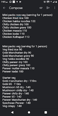 Chodankar's Red Chilly Restaurant menu 5