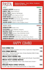 Chicago Pizza menu 2