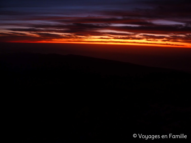 Tenerife, lever soleil Teide