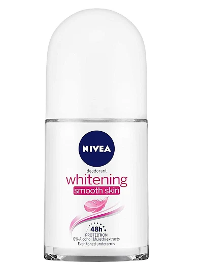 Nivea Deodorant Roll-On Whitening Smooth Skin - 50 ml