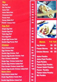 Kolkata Roll Point menu 1