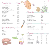 The Sugarlust menu 1