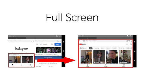 Screenshot Multi Browser / Dual Browser