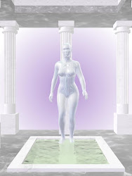 The Receding Melted Blue Woman #2648